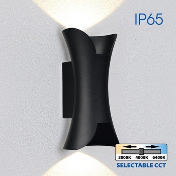 VIVALUX LED осветително тяло BOSTON 10W - черен, CCT-switch 3000K/4000K/6400K, IP65 | Външно осветление Vivalux (VIV004825)