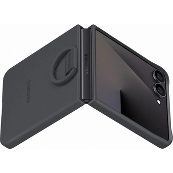 Image 1 of Samsung Galaxy Z Flip7 Silicone with ring case black (EF-PF766TBEGWW)