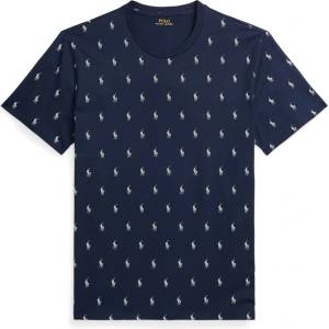 Ralph Lauren Тениска Polo Ralph Lauren Men's All Over Pony Cotton Short Sleeve T-Shirt - Navy AOPP