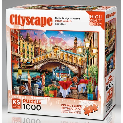 KS Games - Puzzle Riatto Bridge in Venice - 1 000 piese