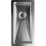 Klarstein Кухненска мивка TitanSteel 45 x 23 см (LxW) с повърхност, устойчива на ръжда, драскотини и топлина (SIK1-TitanSteel-1840) (SIK1-TitanSteel-1840) - klarstein Мивка за вграждане