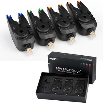 Fox Mini Micron X Sada hlásičů 3+1 Černá