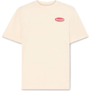 Timberland Мъжка тениска Timberland Gas Station Back Graphic Tee T-shirt - Putty (216-8621-0211)