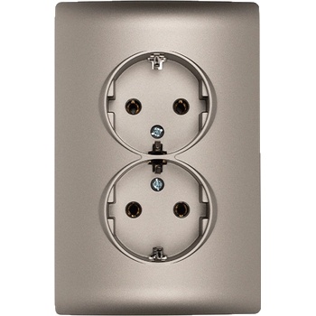 ELMARK Rhyme ДbОЕН КОНТАКТ ШУКО СИВ МЕТАЛИК (11374)