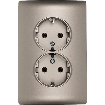 ELMARK Rhyme ДbОЕН КОНТАКТ ШУКО СИВ МЕТАЛИК (11374)