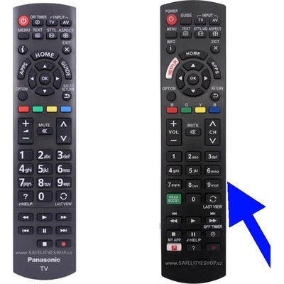 Diaľkový ovládač Panasonic N2QAYB000830