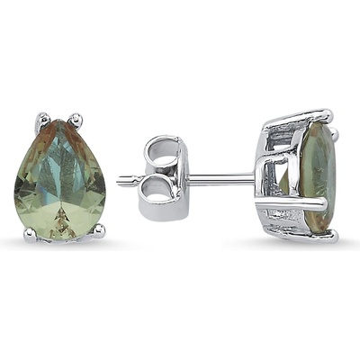 Lunica Stříbrné náušnice SULTANIT 0854