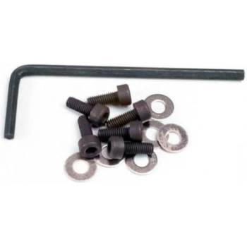 Traxxas винт имбус стомана M3x8mm с шайби (6), ключ