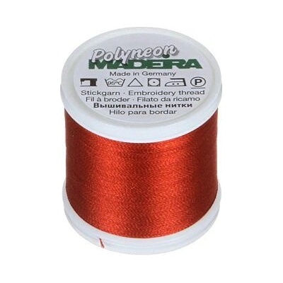 Vyšívací nitě PES Madeira Polyneon (400m) barva 1899 copper