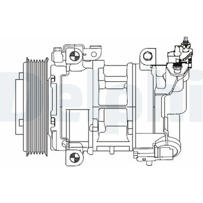 Kompresor, klimatizace DELPHI CS20325