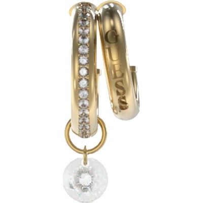 Guess Originálne single náušnice Crazy Earrings JUBE03294JWYGT