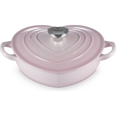 Le Creuset Тава за печене Heart чугунена 20 см светлорозова (21402207774455)