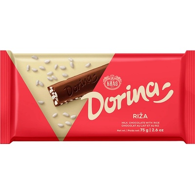 Kraš Dorina čokoláda s rýží 75 g