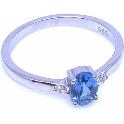 Jan Kos jewellery Stříbrný prsten s topazem MHT 8155 S250