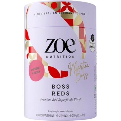 ZOE Nutrition Boss Reds | Premium Red Superfoods Blend [250 грама] Малина