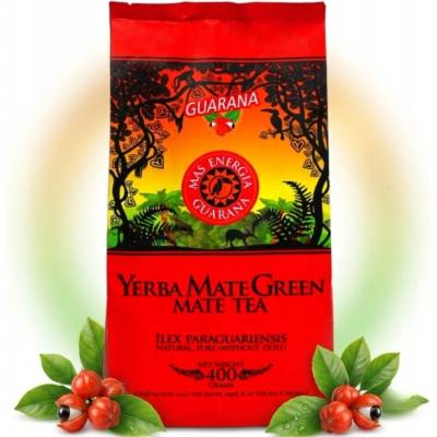 Yerba Mate Green MAS ENERGIA GUARANA 400 g