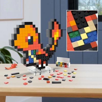 MEGA BLOKS Mega Pokémon pixel art - Pikachu – Zboží Dáma