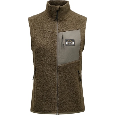 Lundhags Дамски вълнен елек Lundhags Women's Flok Wool Pile Vest Wool vest - Forest Green (132-0966-0512)