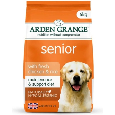 Arden Grange Senior с прясно пиле и ориз 6 кг