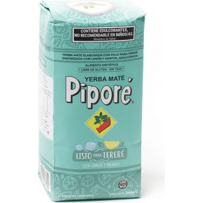 Piporé Tereré Listo Yerba Maté Lemon Menta 500 g