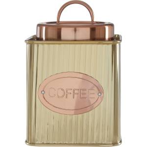 Premier Housewares Кутия за кафе от неръждаема стомана Prescott - Premier Housewares (0507390)