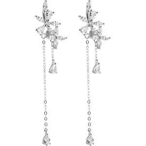 Silenti Jewelry Сребърни обеци "Величие