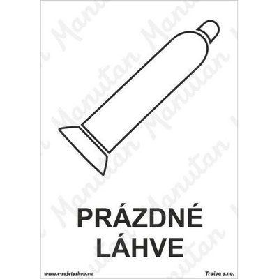 Manutan Prázdné láhve, plast 148 x 210 x 2 mm A5
