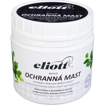 ELIOTT bylinná ochranná mast na kopyta s bukovým dehtem 450 ml