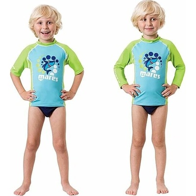 MARES RASH GUARD - Krátky Rukáv - Chlapčenské