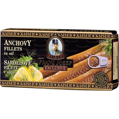 Kaiser Franz Josef Exclusive Sardelové filety v oleji 45 g