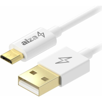 AlzaPower APW-CBMU0042W Core Micro USB, 2m, bílý
