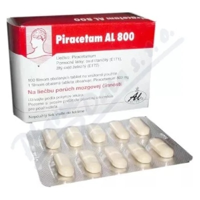 Piracetam AL 800 tbl.flm.100 x 800 mg