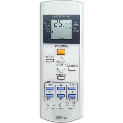 съвместим Panasonic cs-ue9qke, cs-ue12qke, cs-ue18qke - заместител дистанционно управление (cs-ue9qke, cs-ue12qke, cs-ue18qke)