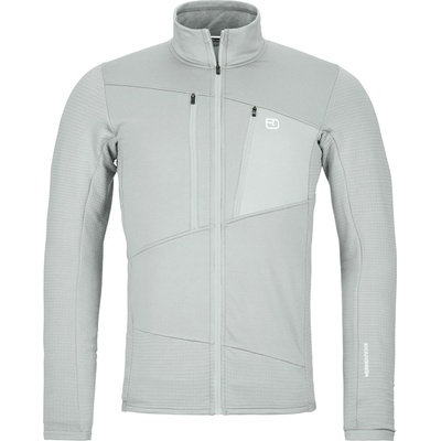 Ortovox Мъжко вълнено яке Ortovox Fleece Grid Jacket Fleece jacket - Grey Ice - размер XL (005-5247-1114)
