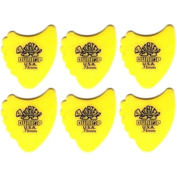Image 1 of Dunlop 414R 0.73 Tortex Fins SET Перце за китара (414R73-6PACK-SET)