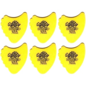 Dunlop 414R 0.73 Tortex Fins SET Перце за китара (414R73-6PACK-SET)