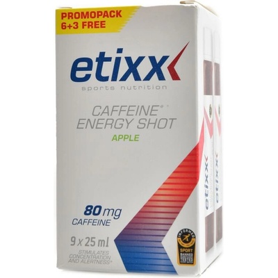 Etixx Energy shot s kofeinem 9 x 25 ml