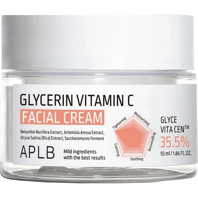 APLB Озаряващ крем за лице Glycerin Vitamin C, 55 ml