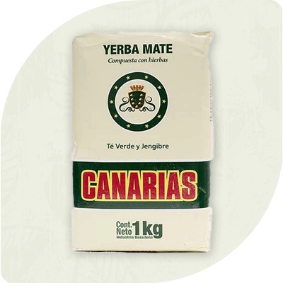 Yerba maté Canarias Té Verde y Jengibre 500 g