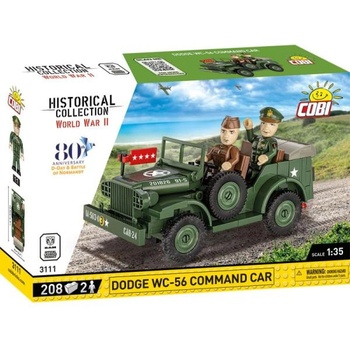 COBI II WW Dodge WC-56, D-DAY, 1: 35, 208 к, 2 ф