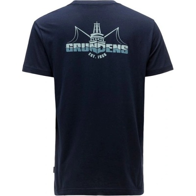 Grundéns Logo Boat SS T-Shirt dark navy