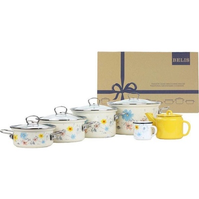 Belis Sada smaltovaného riadu MEADOW 6 ks