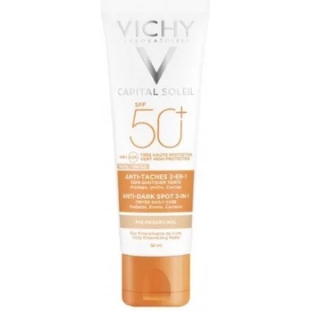 Vichy Слънцезащитен крем 3 в 1 действие срещу петна , Vichy Ideal Soleil Anti Dark Spot Tinted 3 in 1 , SPF50+ 50ml