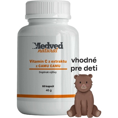 Medveď Natural Vitamín C z extraktu z CAMU CAMU 60 kapsúl