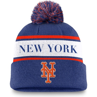 Nike Pánská zimní čepice New York Mets MLB Peak Standard Cuff Pom Beanie