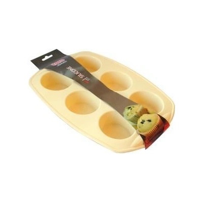 Toro forma na 6 ks muffinů silikon 30cm krémová 263311
