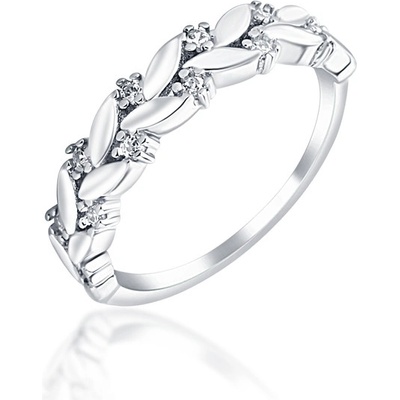JVD Dámský stříbrný prsten se zirkony SVLR0646XE9BI