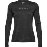 FOX Racing Дамска фланелка с дълъг ръкав за колоездене FOX Racing Women's Ranger Tru Dri L/S Jersey Cycling jersey - Black - размер XL (156-2580-0115)