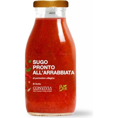 Convivia Cherry sicilská rajčatová omáčka Arrabbiata BIO VEGAN 250 g