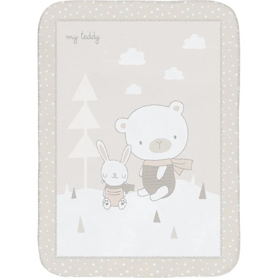 KikkaBoo Супер меко бебешко одеяло 80/110 см My Teddy (31103020121)
